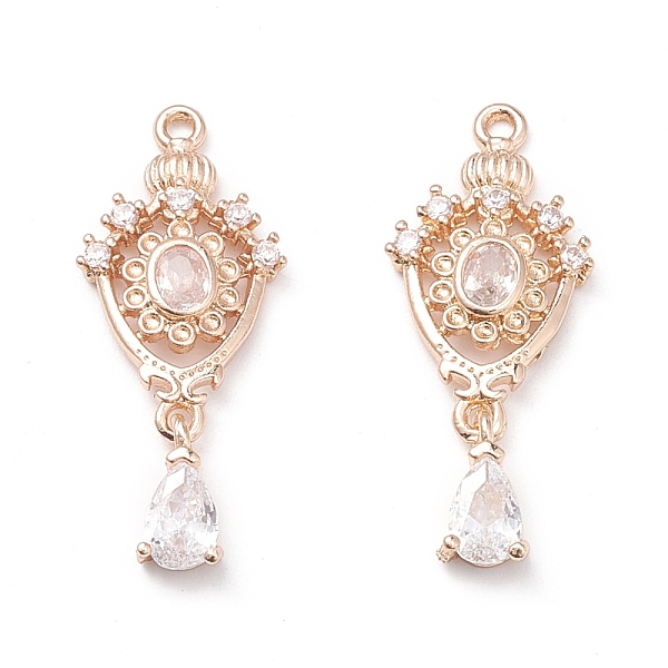 PandaHall Brass Micro Pave Clear Cubic Zirconia Pendants, Woven Net/Web with Feather, Light Gold, 28x11.5x3mm, Hole: 1.4mm Brass+Cubic...
PandaHall Brass Micro Pave Clear Cubic Zirconia Pendants, Woven Net/Web with Feather, Light Gold, 28x11.5x3mm, Hole: 1.4mm Brass+Cubic...
