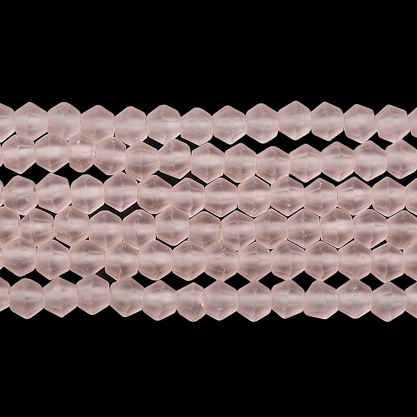 PandaHall Imitate Austrian Crystal Frosted Glass Beads Strands, Grade AA, Faceted Bicone, Pink, 4.5x3.5~4mm, Hole: 1mm, about...
PandaHall Imitate Austrian Crystal Frosted Glass Beads Strands, Grade AA, Faceted Bicone, Pink, 4.5x3.5~4mm, Hole: 1mm, about...
