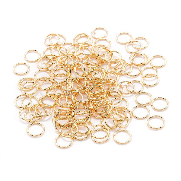 PandaHall Brass Open Jump Rings, Long-Lasting Plated, Round Ring, Real 18K Gold Plated, 21 Gauge, 7x0.7mm, Inner Diameter: 5.6mm Brass
PandaHall Brass Open Jump Rings, Long-Lasting Plated, Round Ring, Real 18K Gold Plated, 21 Gauge, 7x0.7mm, Inner Diameter: 5.6mm Brass