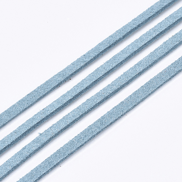 PandaHall Faux Suede Cord, Faux Suede Lace, Light Blue, 2.5~2.8x1.5mm, about 1.09 yards(1m)/strand Faux Suede Blue
PandaHall Faux Suede Cord, Faux Suede Lace, Light Blue, 2.5~2.8x1.5mm, about 1.09 yards(1m)/strand Faux Suede Blue