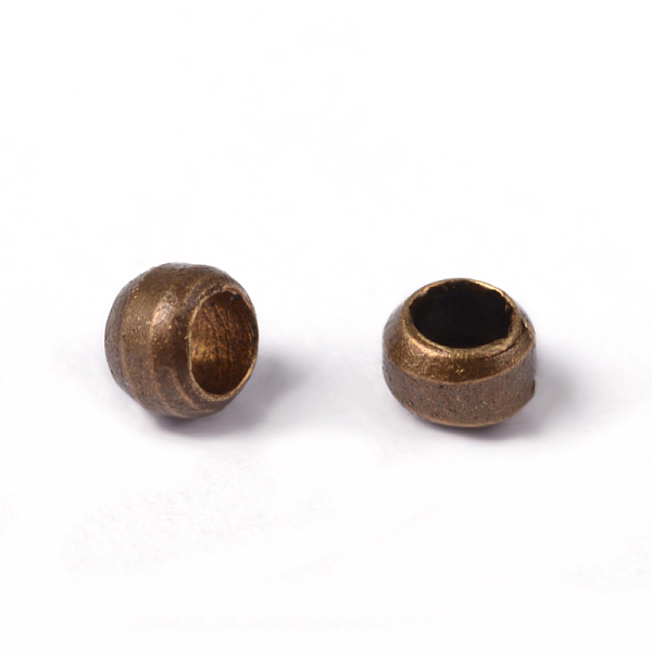 PandaHall Brass Crimp End Beads, Rondelle, for Jewelry Findings, Cadmium Free & Nickel Free & Lead Free, Antique Bronze Color, about 2mm...
PandaHall Brass Crimp End Beads, Rondelle, for Jewelry Findings, Cadmium Free & Nickel Free & Lead Free, Antique Bronze Color, about 2mm...