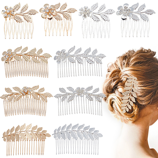 PandaHall GOMAKERER 10 Pcs 10 Styles Leaf Hair Combs, Mixed Color Iron Hair Comb Clips Rhinestone Bride Wedding Hair Pieces Decorative Hair...
PandaHall GOMAKERER 10 Pcs 10 Styles Leaf Hair Combs, Mixed Color Iron Hair Comb Clips Rhinestone Bride Wedding Hair Pieces Decorative Hair...