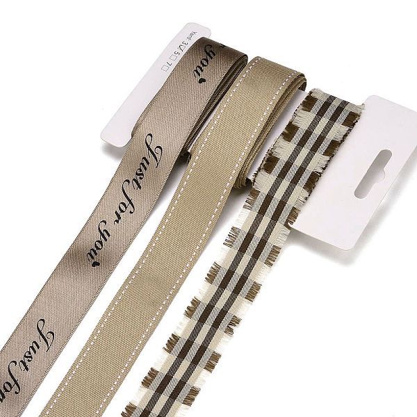 PandaHall 9 Yards 3 Styles Polyester Ribbon, for DIY Handmade Craft, Hair Bowknots and Gift Decoration, Ginger Color Palette, Dark Khaki...
PandaHall 9 Yards 3 Styles Polyester Ribbon, for DIY Handmade Craft, Hair Bowknots and Gift Decoration, Ginger Color Palette, Dark Khaki...