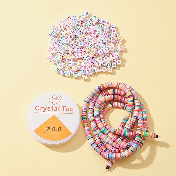 PandaHall DIY Preppy Bracelet Making Kit, Including Handmade Polymer Clay Heishi & Acrylic Letter Beads, Elastic Thread, Mixed Color Polymer..., Multicolor
PandaHall DIY Preppy Bracelet Making Kit, Including Handmade Polymer Clay Heishi & Acrylic Letter Beads, Elastic Thread, Mixed Color Polymer..., Multicolor