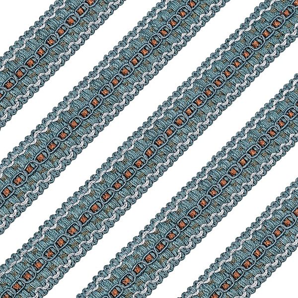 PandaHall FINGERINSPIRE 12m 25mm Blue Woven Braid Trim Handmade Polyester Sewing White Edge Wave Braid Trim Crafts Decorative Trim with Card...
PandaHall FINGERINSPIRE 12m 25mm Blue Woven Braid Trim Handmade Polyester Sewing White Edge Wave Braid Trim Crafts Decorative Trim with Card...