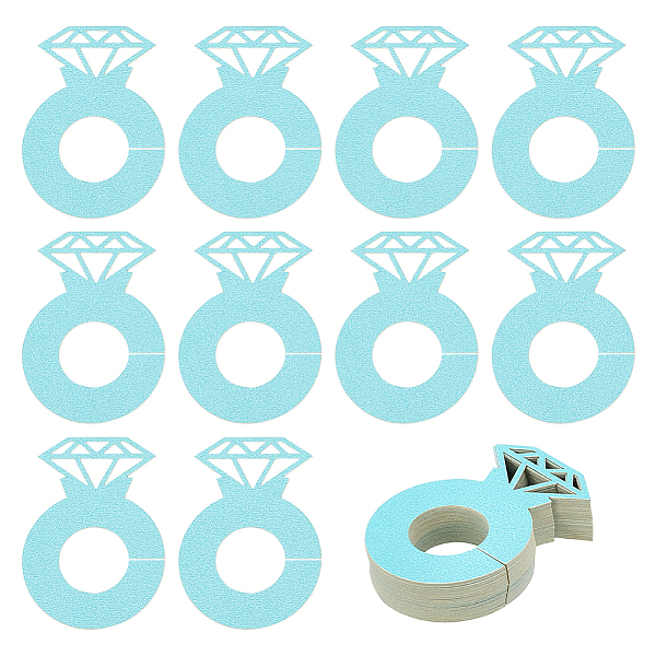 PandaHall Paper Diamond Ring Wine Glass Charms Tags, Wine Glass Markers, for Wedding, Restaurant, Birthday Party Decorations, Turquoise..., Green
PandaHall Paper Diamond Ring Wine Glass Charms Tags, Wine Glass Markers, for Wedding, Restaurant, Birthday Party Decorations, Turquoise..., Green