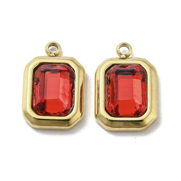 PandaHall Real 14K Gold Plated 304 Stainless Steel Pendants, with Glass, Rectangle Charms, Red, 13.5x9x4mm, Hole: 1.4mm Stainless...
PandaHall Real 14K Gold Plated 304 Stainless Steel Pendants, with Glass, Rectangle Charms, Red, 13.5x9x4mm, Hole: 1.4mm Stainless...