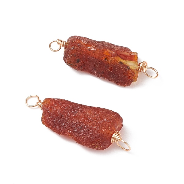 PandaHall Rough Raw Natural Amber Chips Connector Charms, with Brass Double Loops, Light Gold, 28~31x10x7~9mm, Hole: 3mm Amber Chip
PandaHall Rough Raw Natural Amber Chips Connector Charms, with Brass Double Loops, Light Gold, 28~31x10x7~9mm, Hole: 3mm Amber Chip