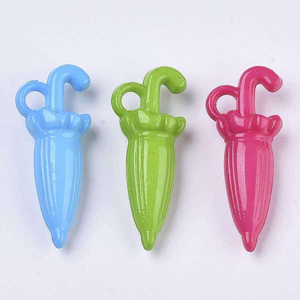 PandaHall Opaque Acrylic Pendants, Umbrella, Mixed Color, 31x12.5x8.5mm, Hole: 3mm Acrylic Umbrella Multicolor
PandaHall Opaque Acrylic Pendants, Umbrella, Mixed Color, 31x12.5x8.5mm, Hole: 3mm Acrylic Umbrella Multicolor