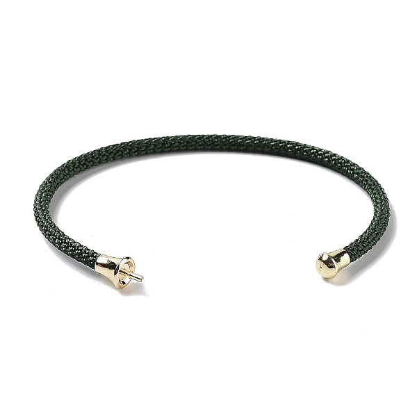 PandaHall Stainless Steel Cuff Bangle Making, with Golden Tone Brass Finding, for Half Drilled Beads, Dark Green, Inner Diameter...
PandaHall Stainless Steel Cuff Bangle Making, with Golden Tone Brass Finding, for Half Drilled Beads, Dark Green, Inner Diameter...