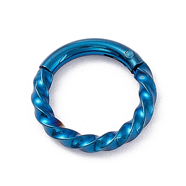 PandaHall Twisted Ring Hoop Earrings for Girl Women, Chunky 304 Stainless Steel Earrings, Blue, 8.5x1.3mm, 16 Gauge(1.3mm) 304 Stainless...
PandaHall Twisted Ring Hoop Earrings for Girl Women, Chunky 304 Stainless Steel Earrings, Blue, 8.5x1.3mm, 16 Gauge(1.3mm) 304 Stainless...