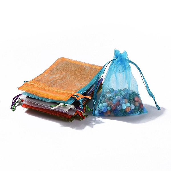 PandaHall Organza Gift Bags, with Drawstring, High Dense, Rectangle, Mixed Color, 120x90mm Organza Rectangle Multicolor
PandaHall Organza Gift Bags, with Drawstring, High Dense, Rectangle, Mixed Color, 120x90mm Organza Rectangle Multicolor