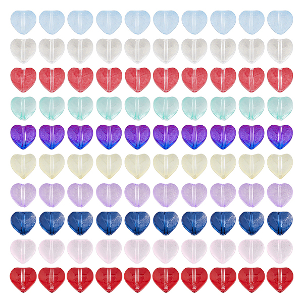 PandaHall HOBBIESAY 200Pcs 10 Colors Transparent Spray Painted Glass Beads, Heart, Mixed Color, 7.5x8x4.5mm, Hole: 0.9mm, 20Pcs/color Glass..., Multicolor
PandaHall HOBBIESAY 200Pcs 10 Colors Transparent Spray Painted Glass Beads, Heart, Mixed Color, 7.5x8x4.5mm, Hole: 0.9mm, 20Pcs/color Glass..., Multicolor
