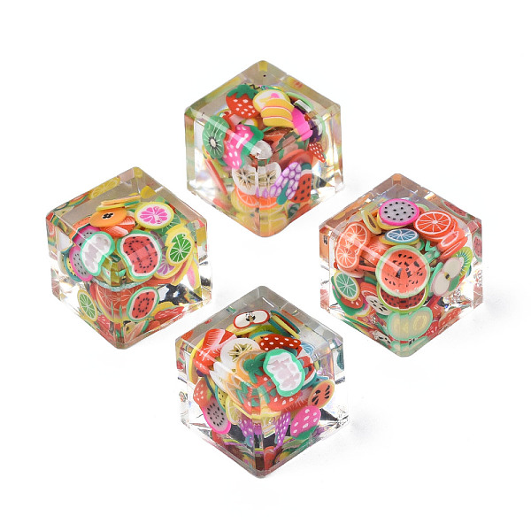 PandaHall Transparent Acrylic Pendants, with Polymer Clay, Cube, Mixed Color, 18x18x16mm Acrylic Cube Multicolor
PandaHall Transparent Acrylic Pendants, with Polymer Clay, Cube, Mixed Color, 18x18x16mm Acrylic Cube Multicolor