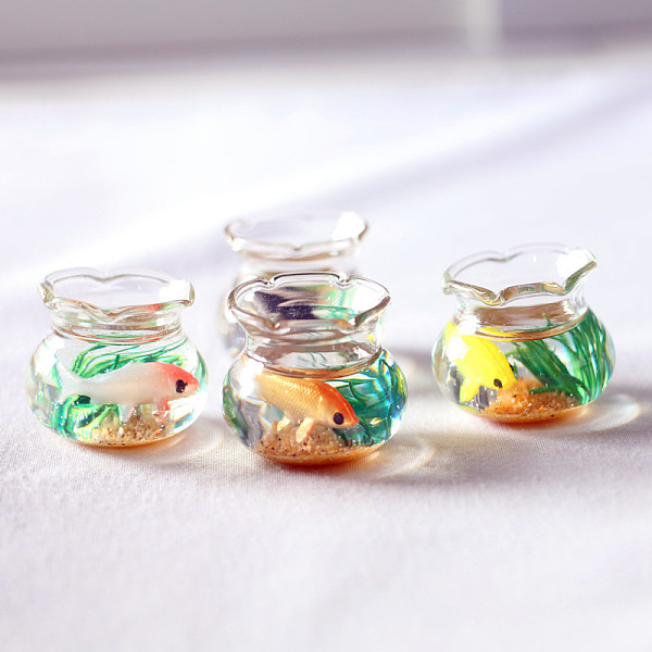 PandaHall Round KOI Fish Tank, High Borosilicate Glass Miniature Ornaments, Micro Landscape Garden Dollhouse Accessories, Pretending Prop..., Multicolor
PandaHall Round KOI Fish Tank, High Borosilicate Glass Miniature Ornaments, Micro Landscape Garden Dollhouse Accessories, Pretending Prop..., Multicolor