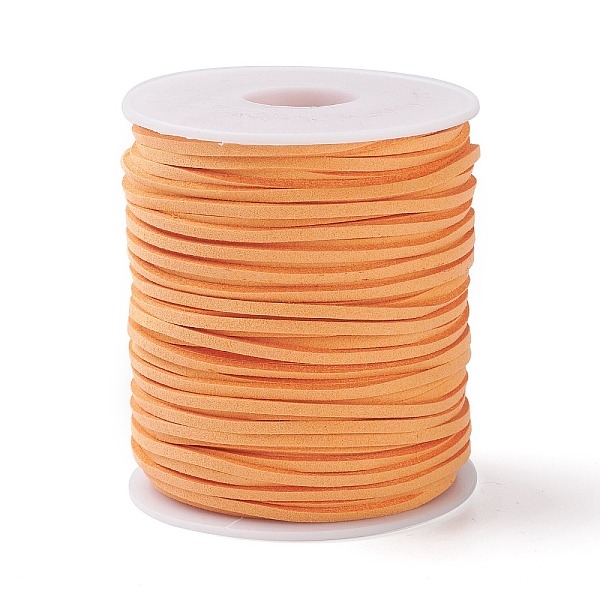PandaHall 45M Faux Suede Cord, Faux Suede Lace, Orange, 2~2.5x1.5~2mm, about 50 Yards(45m)/Roll Faux Suede Orange
PandaHall 45M Faux Suede Cord, Faux Suede Lace, Orange, 2~2.5x1.5~2mm, about 50 Yards(45m)/Roll Faux Suede Orange
