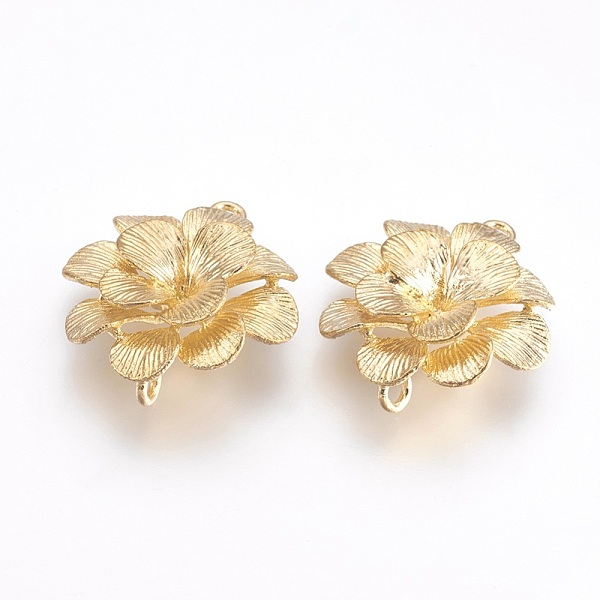 PandaHall Brass Links connectors, Cadmium Free & Lead Free, Flower, Raw(Unplated), 24.5x22x6.5mm, Hole: 2mm Brass Flower
PandaHall Brass Links connectors, Cadmium Free & Lead Free, Flower, Raw(Unplated), 24.5x22x6.5mm, Hole: 2mm Brass Flower