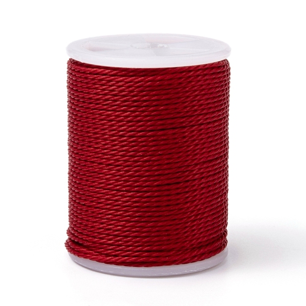 PandaHall Round Waxed Polyester Cord, Taiwan Waxed Cord, Twisted Cord, FireBrick, 1mm, about 12.02 yards(11m)/roll Waxed Polyester Cord..., Red
PandaHall Round Waxed Polyester Cord, Taiwan Waxed Cord, Twisted Cord, FireBrick, 1mm, about 12.02 yards(11m)/roll Waxed Polyester Cord..., Red