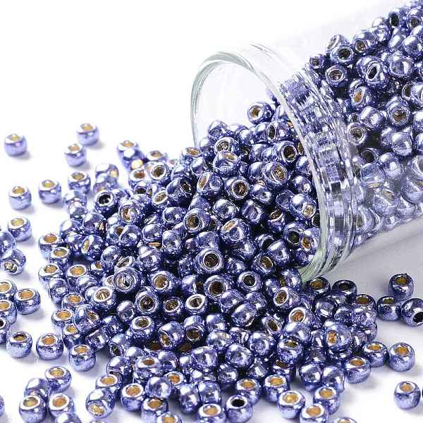 PandaHall TOHO Round Seed Beads, Japanese Seed Beads, (PF567) PermaFinish Purple Metallic, 8/0, 3mm, Hole: 1mm, about 222pcs/bottle...
PandaHall TOHO Round Seed Beads, Japanese Seed Beads, (PF567) PermaFinish Purple Metallic, 8/0, 3mm, Hole: 1mm, about 222pcs/bottle...