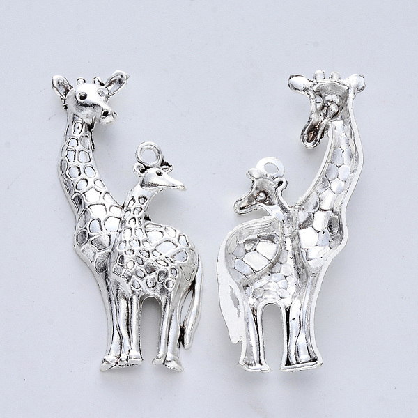 PandaHall Tibetan Style Alloy Big Pendants, Cadmium Free & Lead Free, Giraffe, Antique Silver, 55x25x6mm, Hole: 2mm, about 96pcs/500g Alloy...
PandaHall Tibetan Style Alloy Big Pendants, Cadmium Free & Lead Free, Giraffe, Antique Silver, 55x25x6mm, Hole: 2mm, about 96pcs/500g Alloy...