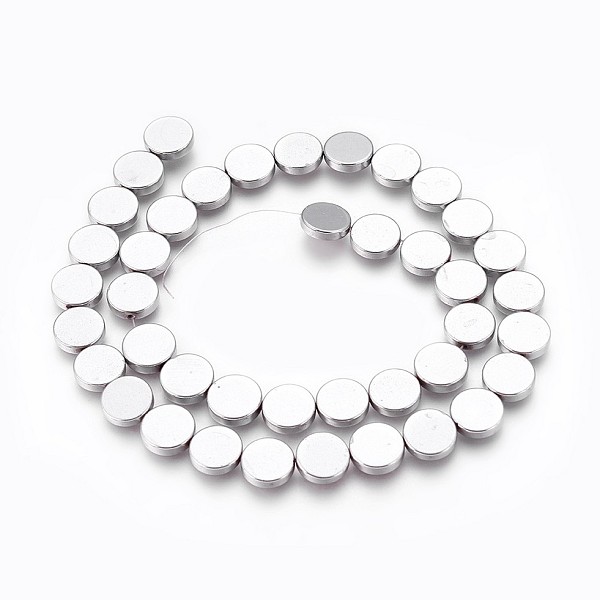 PandaHall Electroplated Non-magnetic Synthetic Hematite Beads Strands, Polish, Flat Round, Platinum Plated, 10x2mm, Hole: 0.8mm, about...
PandaHall Electroplated Non-magnetic Synthetic Hematite Beads Strands, Polish, Flat Round, Platinum Plated, 10x2mm, Hole: 0.8mm, about...