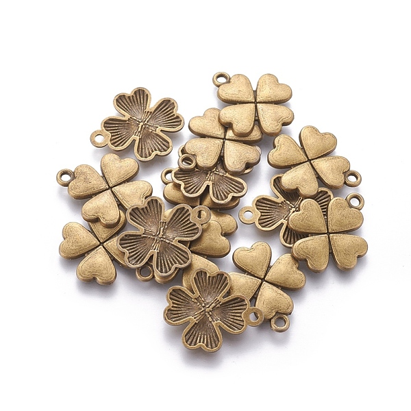 PandaHall Tibetan Style Alloy Pendants, Lead Free and Cadmium Free, Antique Bronze, Clover, 21x17.5x2.5mm, Hole: 1.5mm Alloy Clover
PandaHall Tibetan Style Alloy Pendants, Lead Free and Cadmium Free, Antique Bronze, Clover, 21x17.5x2.5mm, Hole: 1.5mm Alloy Clover