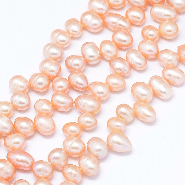 PandaHall Natural Cultured Freshwater Pearl Beads Strands, Potato, Wheat, 7~11x7~8mm, Hole: 0.8mm, about 59pcs/strand, 14.7 inch(36cm) Pearl..., Orange
PandaHall Natural Cultured Freshwater Pearl Beads Strands, Potato, Wheat, 7~11x7~8mm, Hole: 0.8mm, about 59pcs/strand, 14.7 inch(36cm) Pearl..., Orange
