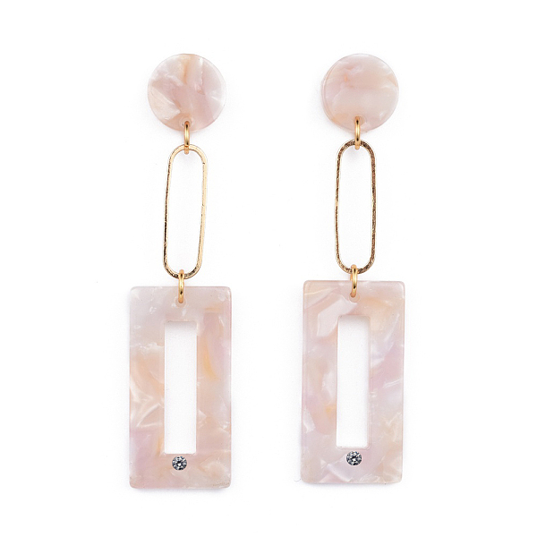 PandaHall Cellulose Acetate(Resin) Stud Earrings, with Brass Findings, Pink, 64mm, Pin: 0.6mm Cellulose Acetate Pink
PandaHall Cellulose Acetate(Resin) Stud Earrings, with Brass Findings, Pink, 64mm, Pin: 0.6mm Cellulose Acetate Pink