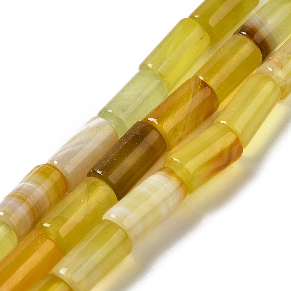 PandaHall Natural Agate Beads Strands, Dyed & Heated, Column, Champagne Yellow, 8~8.5x14.5~16mm, Hole: 1.6mm, about 12pcs/strand...
PandaHall Natural Agate Beads Strands, Dyed & Heated, Column, Champagne Yellow, 8~8.5x14.5~16mm, Hole: 1.6mm, about 12pcs/strand...