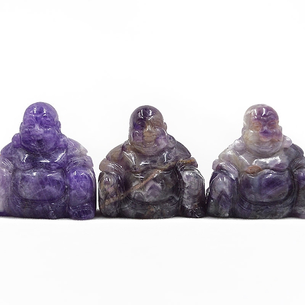 PandaHall Natural Amethyst Aventurine Carved Maitreya Buddha Statue Home Decoration, Feng Shui Figurines, 30mm Amethyst Human
PandaHall Natural Amethyst Aventurine Carved Maitreya Buddha Statue Home Decoration, Feng Shui Figurines, 30mm Amethyst Human