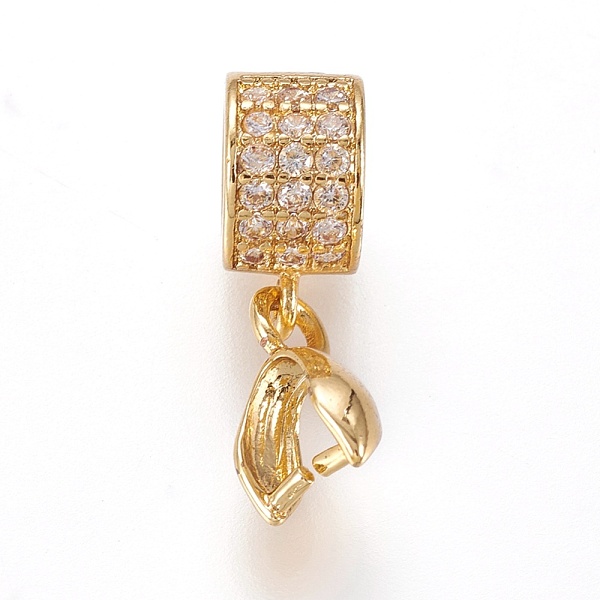 PandaHall Brass Ice Pick Pinch Bails, with Cubic Zirconia, Clear, Golden, 19mm, Hole: 5.5mm, Inner Diameter: 4x4.5mm Brass Clear
PandaHall Brass Ice Pick Pinch Bails, with Cubic Zirconia, Clear, Golden, 19mm, Hole: 5.5mm, Inner Diameter: 4x4.5mm Brass Clear
