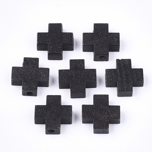 PandaHall Natural Wooden Beads, Dyed, Cross, Black, 14.5~15x14.5~15x5mm, Hole: 2.5mm Schima Wood Cross Black
PandaHall Natural Wooden Beads, Dyed, Cross, Black, 14.5~15x14.5~15x5mm, Hole: 2.5mm Schima Wood Cross Black