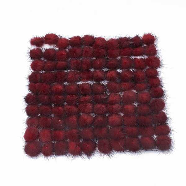 PandaHall Faux Mink Fur Ball Decoration, Pom Pom Ball, For DIY Craft, Dark Red, 3~3.5cm, about 80pcs/board Fibre Red
PandaHall Faux Mink Fur Ball Decoration, Pom Pom Ball, For DIY Craft, Dark Red, 3~3.5cm, about 80pcs/board Fibre Red