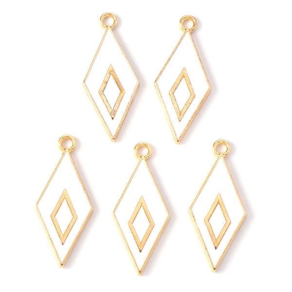 PandaHall Alloy Enamel Pendants, Light Gold, Cadmium Free & Lead Free, Rhombus, Cornsilk, 28x12x2mm, Hole: 1.8mm Alloy+Enamel Rhombus Gold
PandaHall Alloy Enamel Pendants, Light Gold, Cadmium Free & Lead Free, Rhombus, Cornsilk, 28x12x2mm, Hole: 1.8mm Alloy+Enamel Rhombus Gold
