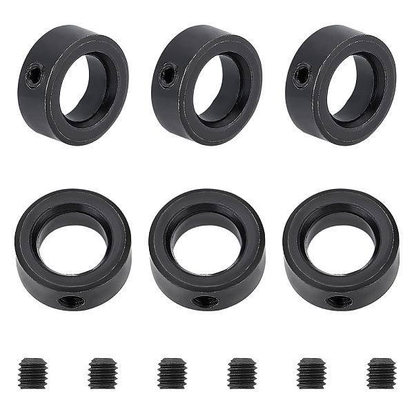 PandaHall UNICRAFTALE 6Pcs Electrophoresis Black Carbon Steel Shaft Collar Set Screw Style Bore Shaft Collars Set Screw Collars 12mm ID for...
PandaHall UNICRAFTALE 6Pcs Electrophoresis Black Carbon Steel Shaft Collar Set Screw Style Bore Shaft Collars Set Screw Collars 12mm ID for...