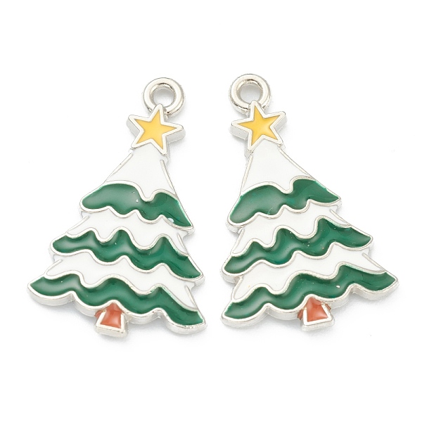 PandaHall Alloy Enamel Pendants, Christmas Tree, Green, Platinum, 25x16x2mm, Hole: 1mm Alloy+Enamel Tree Green
PandaHall Alloy Enamel Pendants, Christmas Tree, Green, Platinum, 25x16x2mm, Hole: 1mm Alloy+Enamel Tree Green