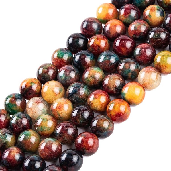 PandaHall Natural Malaysia Jade Beads Strands, Round, Dyed, Colorful, 8mm, Hole: 1mm, about 48pcs/strand, 15 inch Malaysia Jade Round
PandaHall Natural Malaysia Jade Beads Strands, Round, Dyed, Colorful, 8mm, Hole: 1mm, about 48pcs/strand, 15 inch Malaysia Jade Round