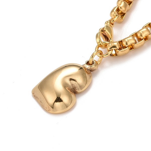 PandaHall 304 Stainless Steel Pendants Necklaces, with Box Chain Necklace, Heart, Golden, 45.3x0.5cm 304 Stainless Steel
PandaHall 304 Stainless Steel Pendants Necklaces, with Box Chain Necklace, Heart, Golden, 45.3x0.5cm 304 Stainless Steel