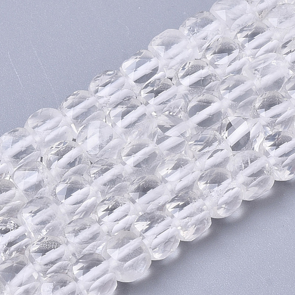 PandaHall Natural Quartz Crystal Beads Strands, Rock Crystal, Faceted, Cube, 4~4.5x4~4.5x4~4.5mm, Hole: 0.8mm, about 94pcs/strand, 15.35...
PandaHall Natural Quartz Crystal Beads Strands, Rock Crystal, Faceted, Cube, 4~4.5x4~4.5x4~4.5mm, Hole: 0.8mm, about 94pcs/strand, 15.35...