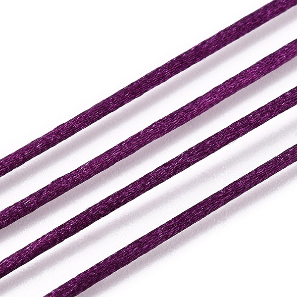 PandaHall Nylon Thread, Rattail Satin Cord, Purple, 1.0mm, about 76.55 yards(70m)/roll Nylon Purple
PandaHall Nylon Thread, Rattail Satin Cord, Purple, 1.0mm, about 76.55 yards(70m)/roll Nylon Purple