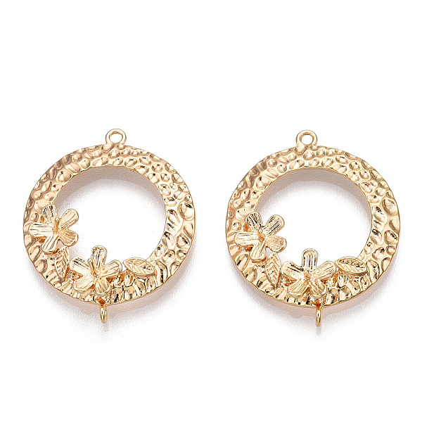PandaHall Brass Links Peg Bails, For Half Drilled Beads, Nickel Free, Flat Round with Flower, Real 18K Gold Plated, 29x24x5mm, Hole: 1.2mm...
PandaHall Brass Links Peg Bails, For Half Drilled Beads, Nickel Free, Flat Round with Flower, Real 18K Gold Plated, 29x24x5mm, Hole: 1.2mm...