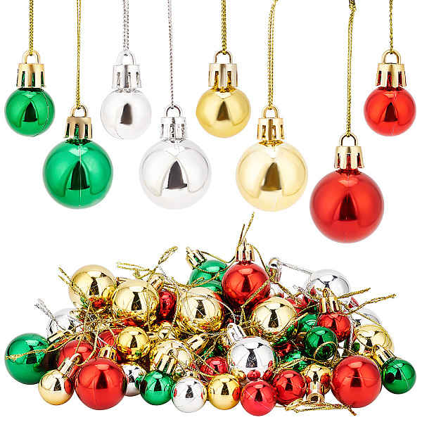 PandaHall AHADERMAKER 80Pcs 8 Style Christmas Ball Plastic Hanging Ornament, for Christmas Tree Party Pendant Decorations, Mixed Color..., Multicolor
PandaHall AHADERMAKER 80Pcs 8 Style Christmas Ball Plastic Hanging Ornament, for Christmas Tree Party Pendant Decorations, Mixed Color..., Multicolor