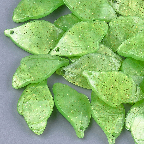 PandaHall Cellulose Acetate(Resin) Pendants, Leaf, Lime Green, 23~24x13x4~4.5mm, Hole: 1.2mm Cellulose Acetate Leaf Green
PandaHall Cellulose Acetate(Resin) Pendants, Leaf, Lime Green, 23~24x13x4~4.5mm, Hole: 1.2mm Cellulose Acetate Leaf Green