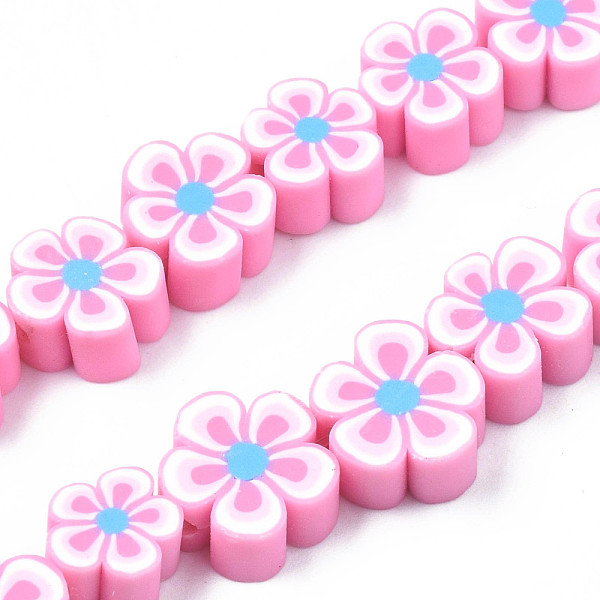 PandaHall Handmade Polymer Clay Bead Strands, Flower, Pearl Pink, 7.5~10x7~11x3.5~5mm, Hole: 1.6mm, about 38~40pcs/strand, 13.58 inch~14.57...
PandaHall Handmade Polymer Clay Bead Strands, Flower, Pearl Pink, 7.5~10x7~11x3.5~5mm, Hole: 1.6mm, about 38~40pcs/strand, 13.58 inch~14.57...