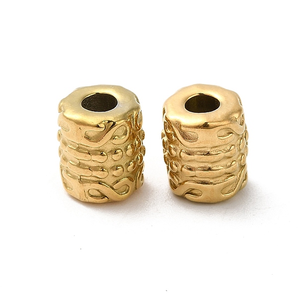 PandaHall 304 Stainless Steel Beads, Column, Real 18K Gold Plated, 7x6mm, Hole: 2.4mm 304 Stainless Steel Column
PandaHall 304 Stainless Steel Beads, Column, Real 18K Gold Plated, 7x6mm, Hole: 2.4mm 304 Stainless Steel Column