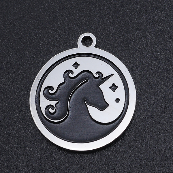 PandaHall 201 Stainless Steel Etched Pendants, Flat Round with Waves, Stainless Steel Color, 22x19x1.5mm, Hole: 1.8mm 201 Stainless Steel...
PandaHall 201 Stainless Steel Etched Pendants, Flat Round with Waves, Stainless Steel Color, 22x19x1.5mm, Hole: 1.8mm 201 Stainless Steel...