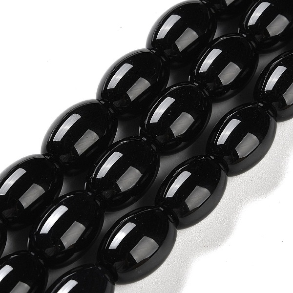 PandaHall Natural Black Onyx Agate(Dyed & Heated) Beads Strands, Dyed & Heated, Rice, 17~18x12~12.5mm, Hole: 2mm, about 22pcs/strand...
PandaHall Natural Black Onyx Agate(Dyed & Heated) Beads Strands, Dyed & Heated, Rice, 17~18x12~12.5mm, Hole: 2mm, about 22pcs/strand...