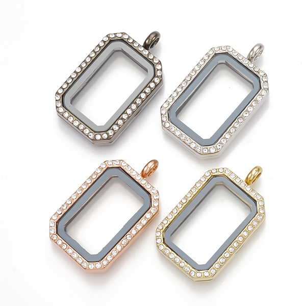 PandaHall Alloy Magnetic Locket Pendants, with Rhinestone and Glass, Rectangle, Crystal, Mixed Color, 40.5x23.5x8mm, Hole: 4mm, Inner..., Multicolor
PandaHall Alloy Magnetic Locket Pendants, with Rhinestone and Glass, Rectangle, Crystal, Mixed Color, 40.5x23.5x8mm, Hole: 4mm, Inner..., Multicolor