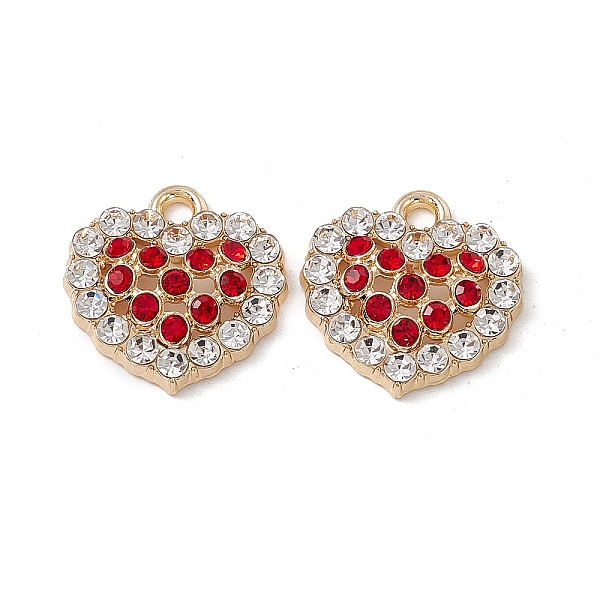 PandaHall Alloy Rhinestone Pendants, Golden, Heart Charm, Colorful, 17x17x4mm, Hole: 2mm Alloy+Rhinestone Heart Multicolor
PandaHall Alloy Rhinestone Pendants, Golden, Heart Charm, Colorful, 17x17x4mm, Hole: 2mm Alloy+Rhinestone Heart Multicolor