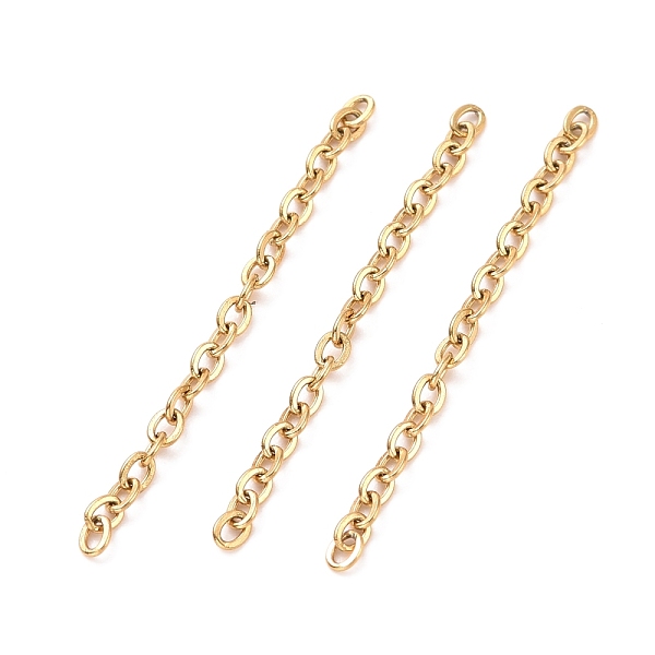 PandaHall Ion Plating(IP) 304 Stainless Steel Cable Chains, Unwelded, Golden, 1.5x2x0.4mm, about 0.08 Foot(0.025m)/pc 304 Stainless Steel
PandaHall Ion Plating(IP) 304 Stainless Steel Cable Chains, Unwelded, Golden, 1.5x2x0.4mm, about 0.08 Foot(0.025m)/pc 304 Stainless Steel
